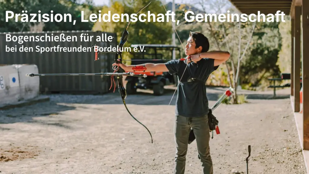 Recurve-Bogenschütze beim Zielen